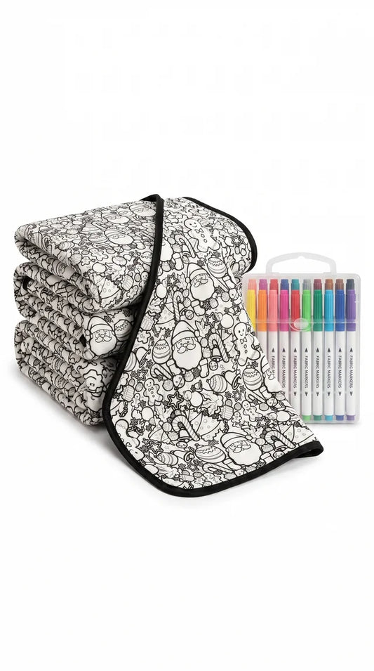 Christmas Coloring Blanket
